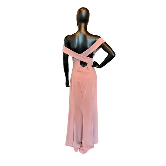 Dessy Stretch Crepe Dusty Rose - Picture 3 of 4